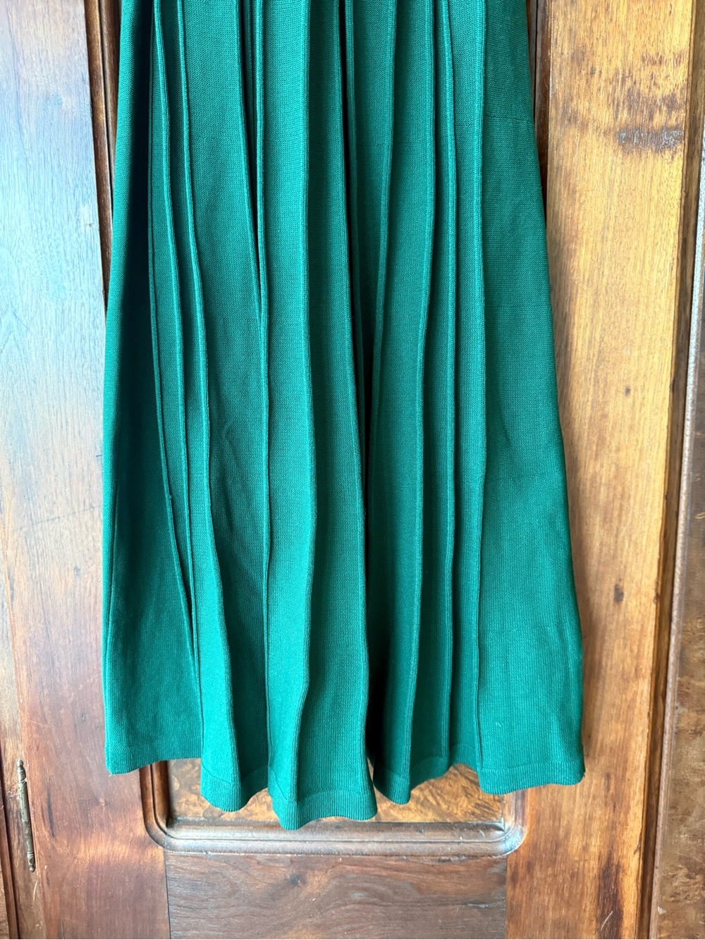 NWT Petal & Pup Emerald Green Ribbed Knit Maxi Dress - Picture 6 of 6